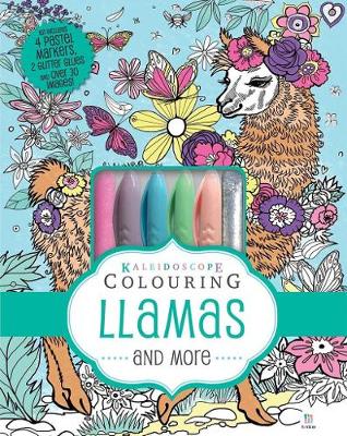 Kaleidoscope Pastel Colouring Kit: Llamas and More (UK)