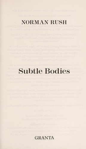 Subtle bodies