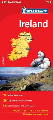 Ireland - Michelin National Map 712: Map