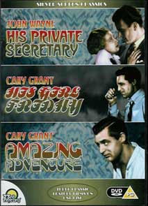 DVD: His Private Secretary/His Girl Friday/Amazing Adventure