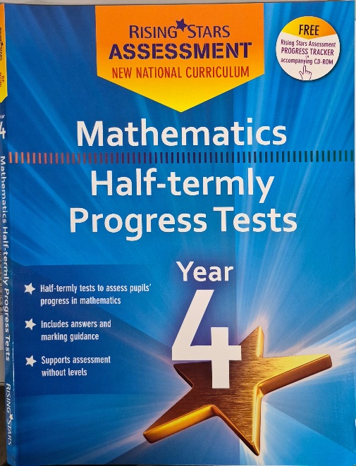 Mathematics Half-termly Progress Tests Year 4 (Rising Stars Assessment ...