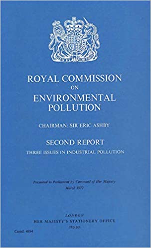 royal commission on environmental pollution, second report