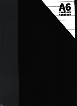 A6 lined notebook (2 pack)