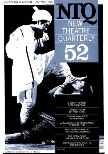 New Theatre Quarterly 52: Volume 13, Part 4