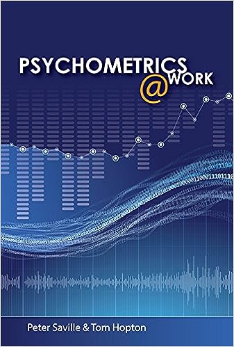 Psychometrics @ Work