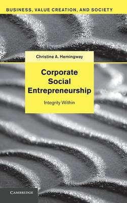 Corporate Social Entrepreneurship: Integrity Within