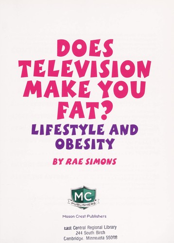 Does television make you fat?