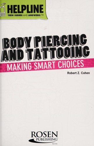 Body piercing and tattooing