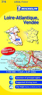 Michelin Maps: Loire-Atlantique, Vendee