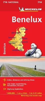 Benelux - Michelin National Map 714: Map