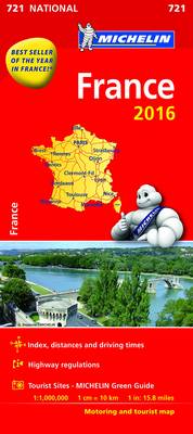 Michelin Maps: Michelin Map 721 France 2016