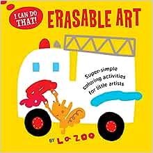 Erasable Art: Super-Simple Coloring Activities for Little Artists (I Can Do That!) Novelty Book